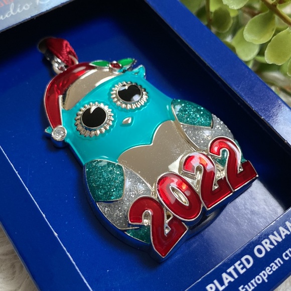 🎉HP🎉 Regent Square Studio Design Owl Ornament 💗 Silver - Picture 4 of 8